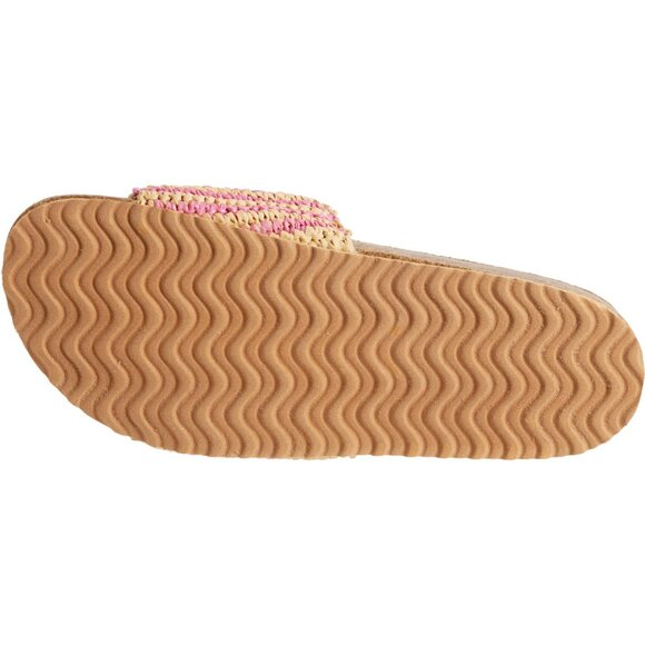 NEW VINTAGE HAVANA Mimi Crochet Slide Sandals pink For Women 253 - Picture 6 of 6